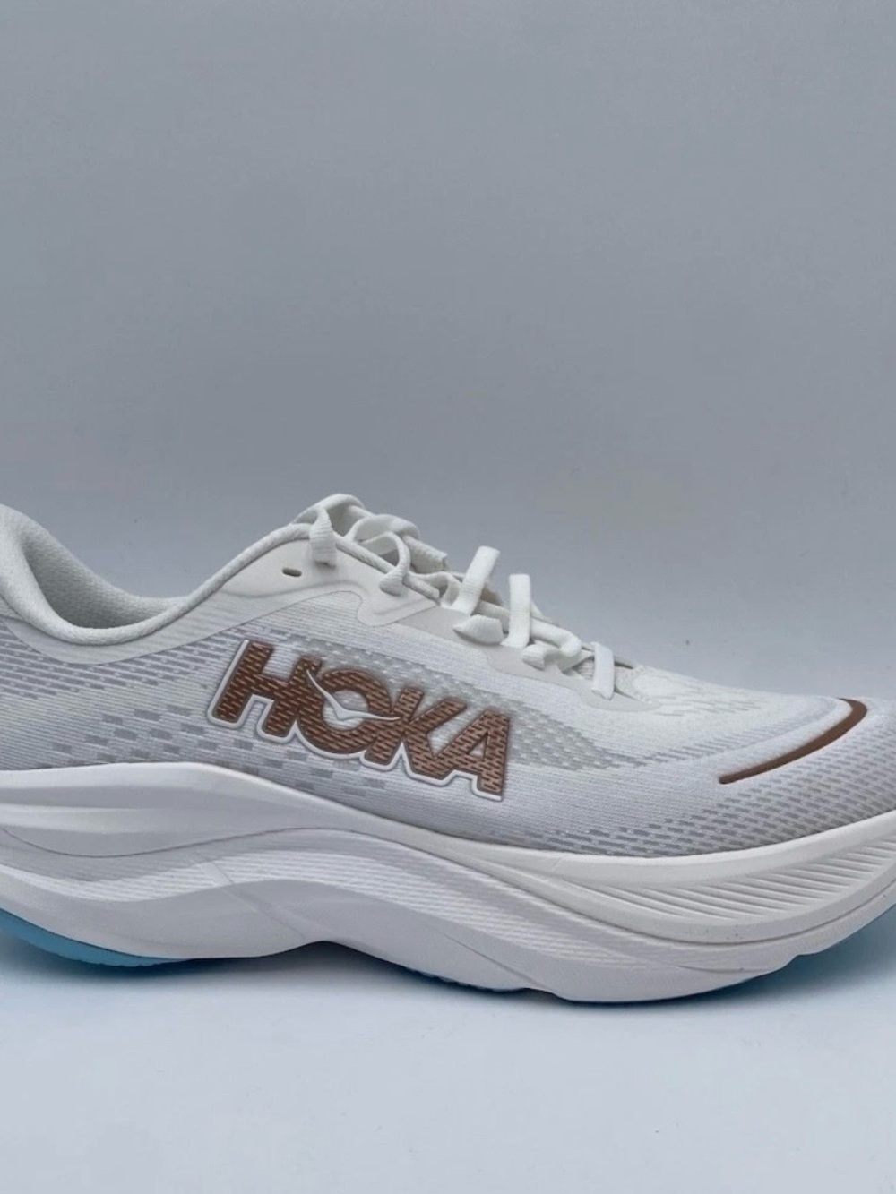 Hoka SKYFLOW Running Jogging Athletic Shoes Frost Rose Gold 1155113 FTRS 8 9 10 - Picture 5 of 10
